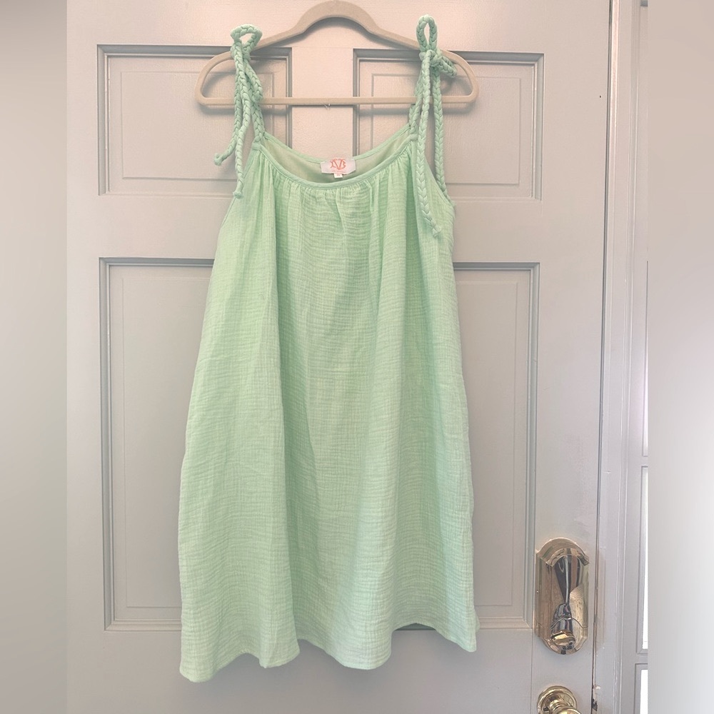 Victoria Dunn Lounge Dress Cover Up Green